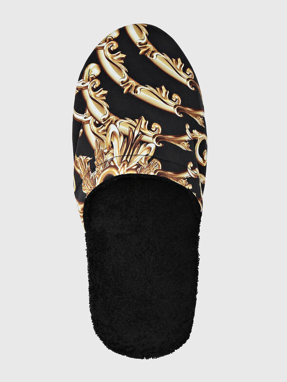 BAROQUE slippers with print - 4