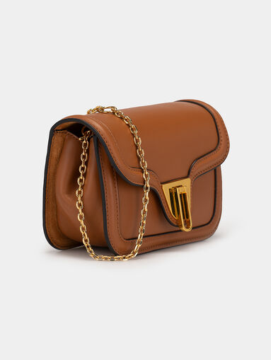 MARVIN TWIST black leather bag - 4