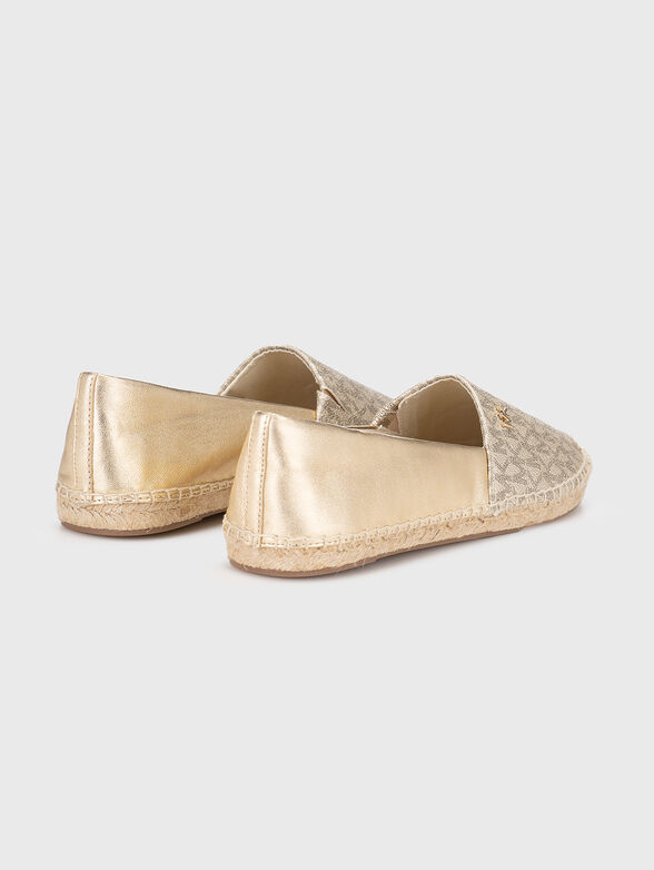 KENDRICK leather espadrilles with monogram design - 2