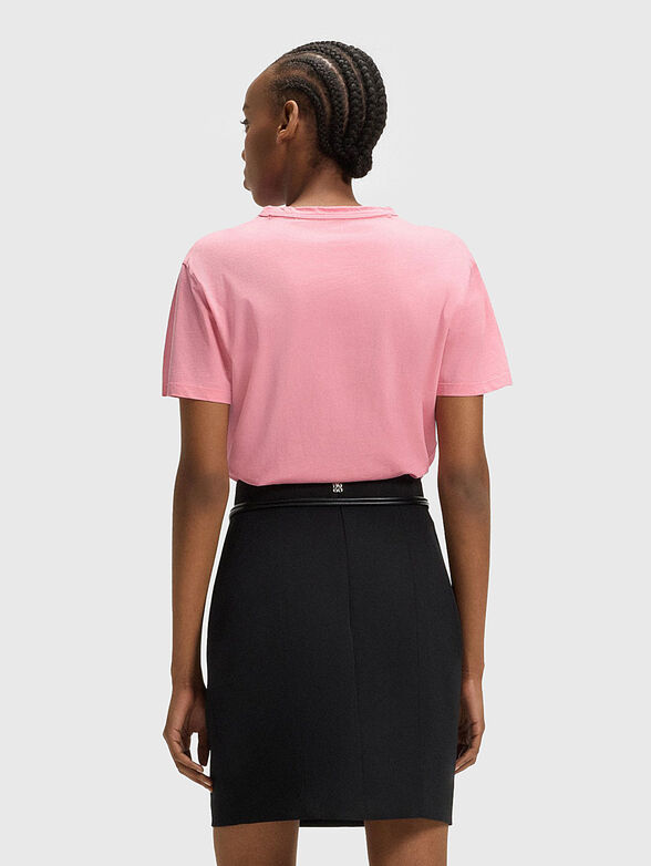 T-shirt with oval neckline - 3