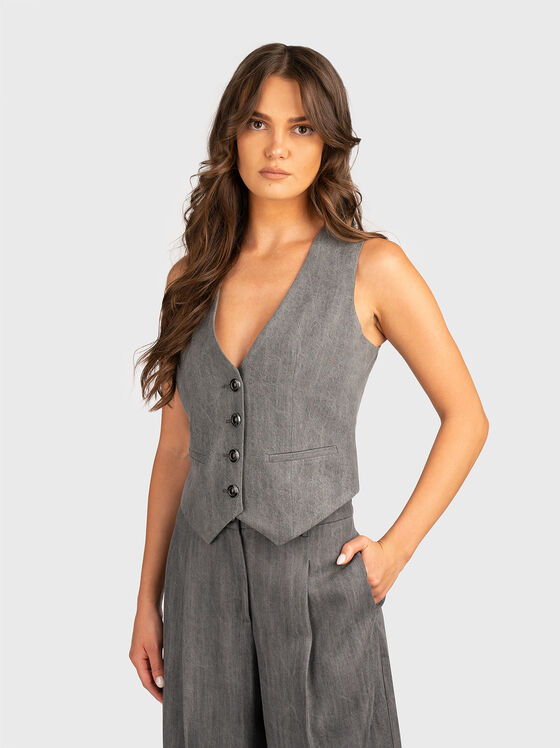 Vest with buttons - 1