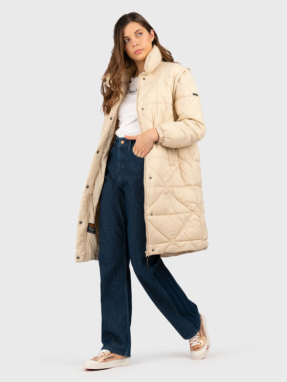 Jacket with quilted effect  - 2