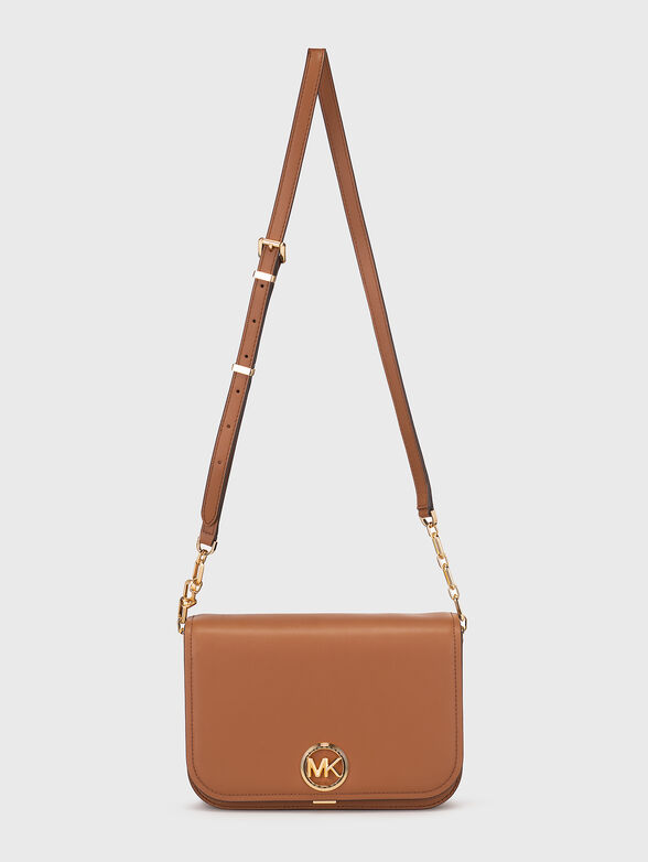 Black leather crossbody bag - 2