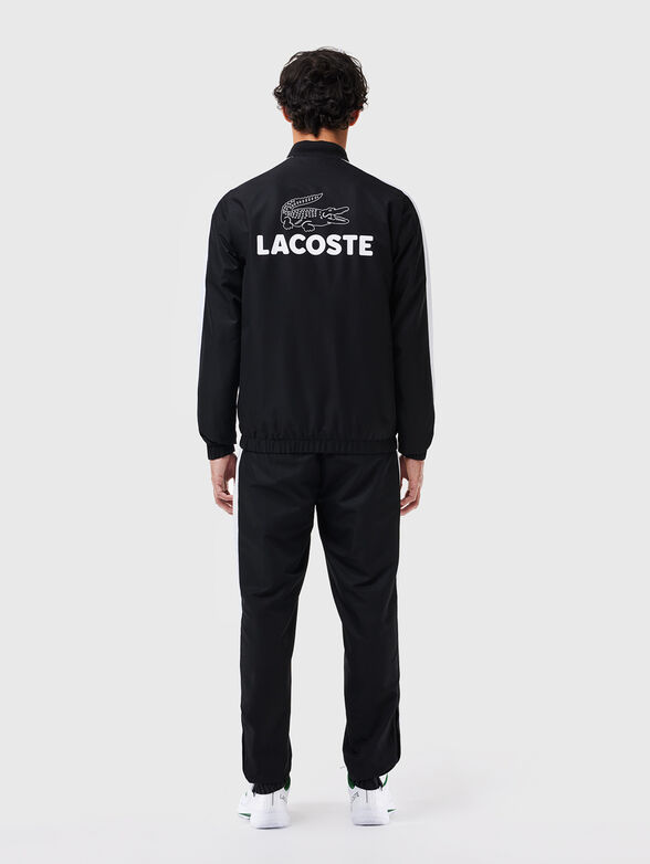 Tennis tracksuit with contrasting edges and logo prin - 2