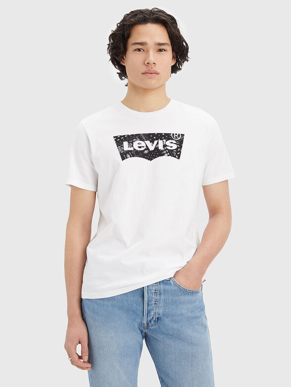 White t-shirt with logo  - 1