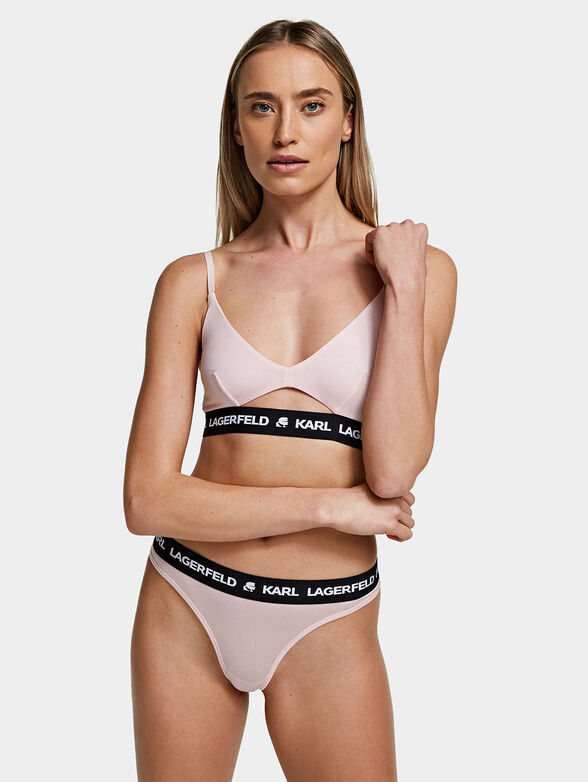 Set of 2 G-strings with logo - 1