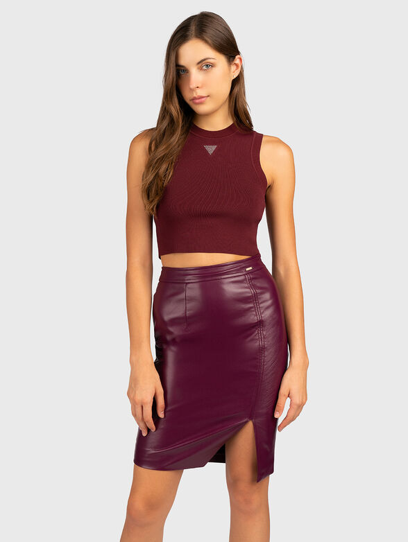 ALEXIA top with rhinestone detail - 1