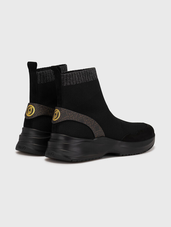 LILY 09 balck slip-on shoes - 3