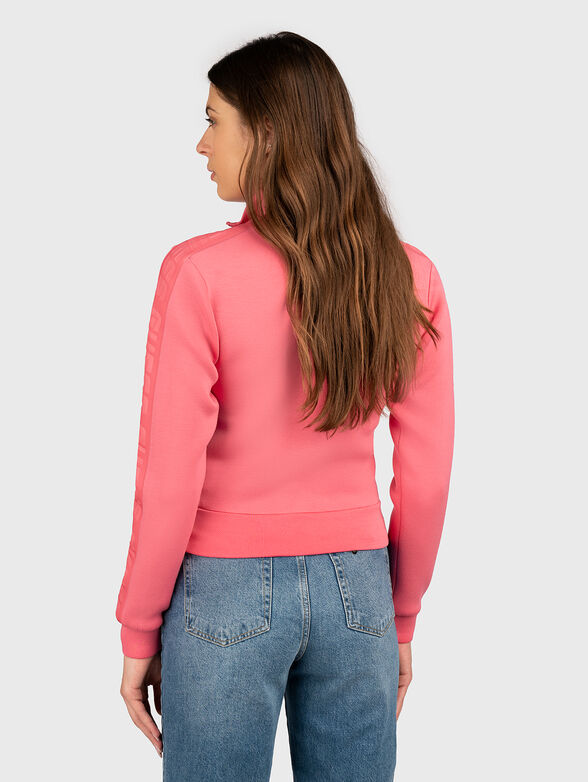 NEW ALLIE sweatshirt with zipper and logo straps - 2