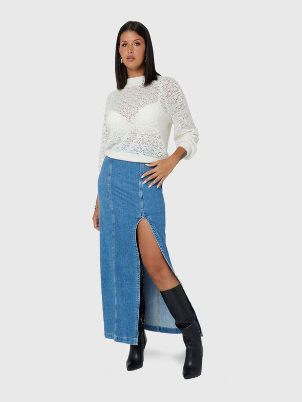 KENSLEY blue knitted sweater - 2