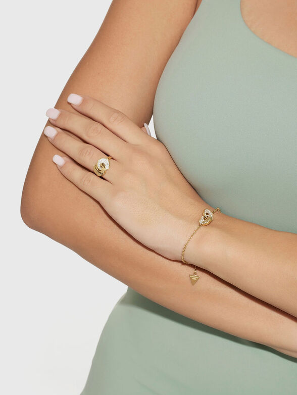 BLOOMING SUMMER ring with rhinestones - 5