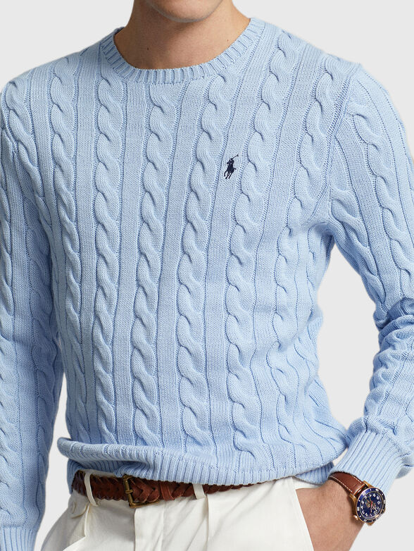 DRIVER blue sweater - 4