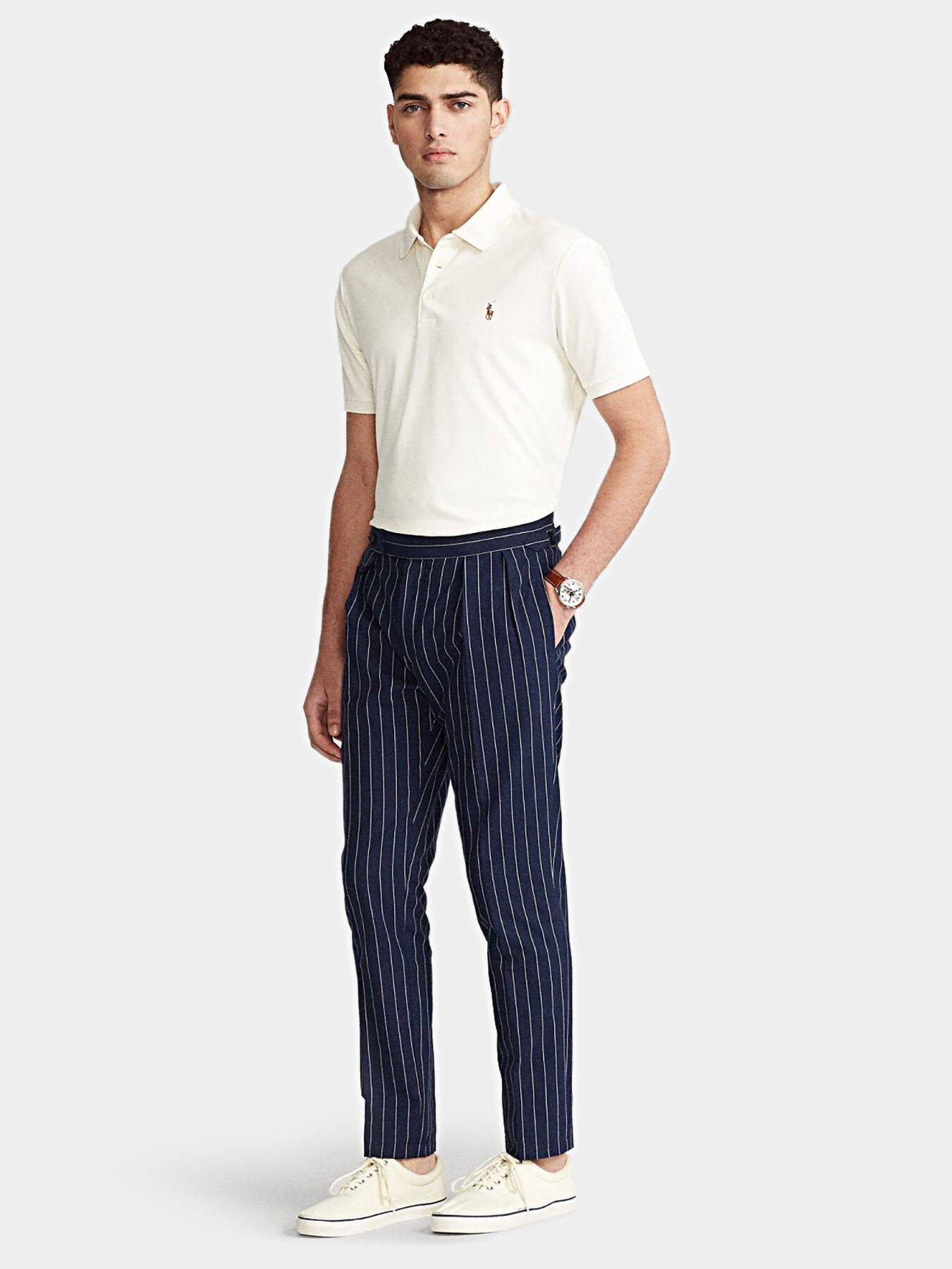 Tシャツ・カットソー POLO RALPH LAUREN SSKCSLIM1 SHORT SLEEVE KNIT Polo Ralph Lauren - Sskcslm1-Short Sleeve-Knit Blue | Favela.gr