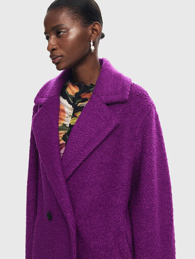 AMBERES coat with single-breasted fastening - 5