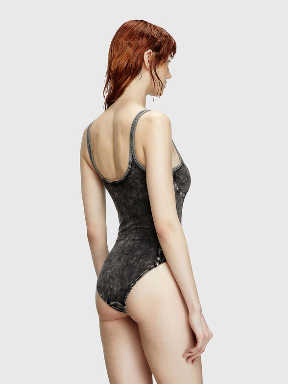 CAMI-DNM bodysuit with washed effect - 2