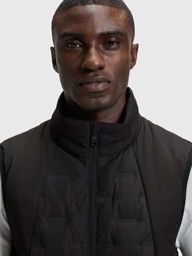 Quilted effect vest - 4