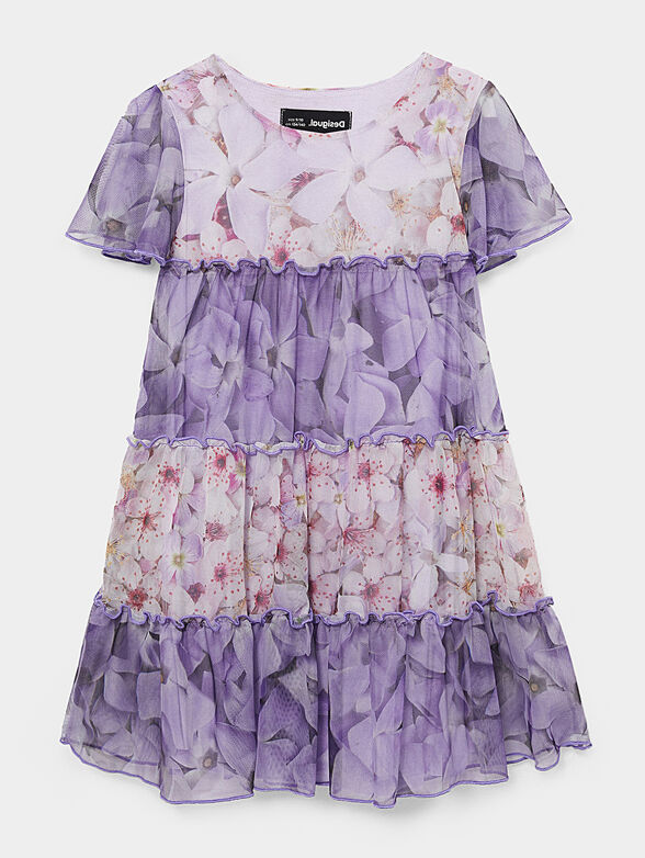 MERXE dress in tulle with floral print - 1