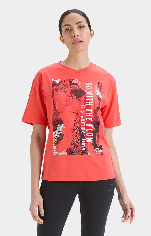 SS FLOW T-shirt  with print - 1