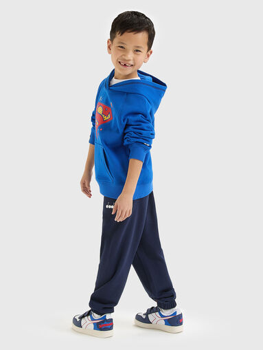 SUPERHEROES black sweatshirt with logo  - 4