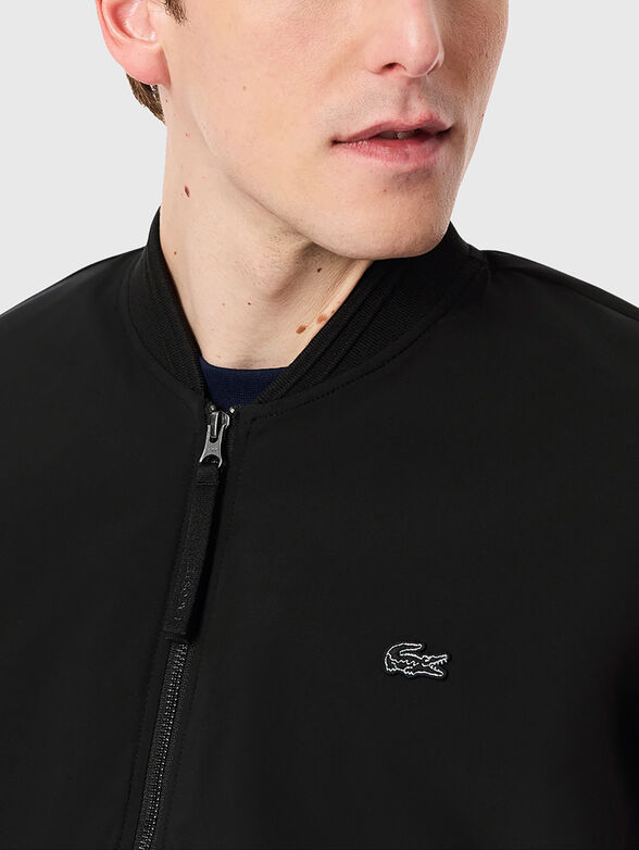Bomber jacket with logo embroidery - 4