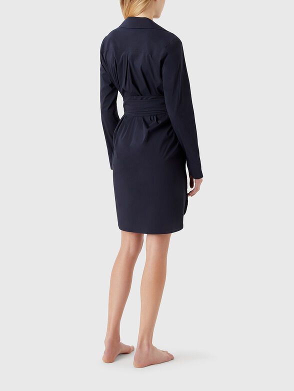 Dark blue mini dress  - 2