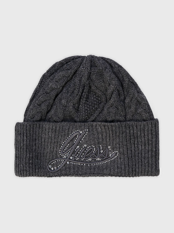 Шапка ROSELYN в тъмносиво - 1