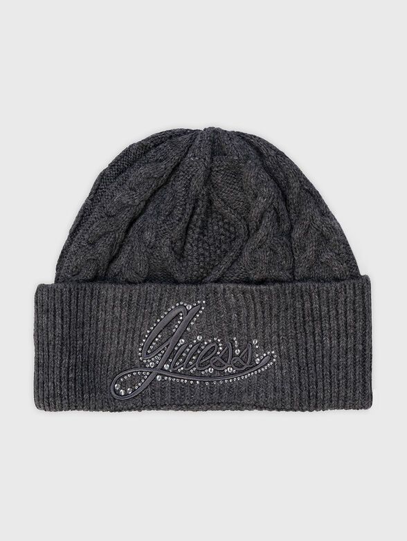 ROSELYN hat with logo and rhinestones - 1