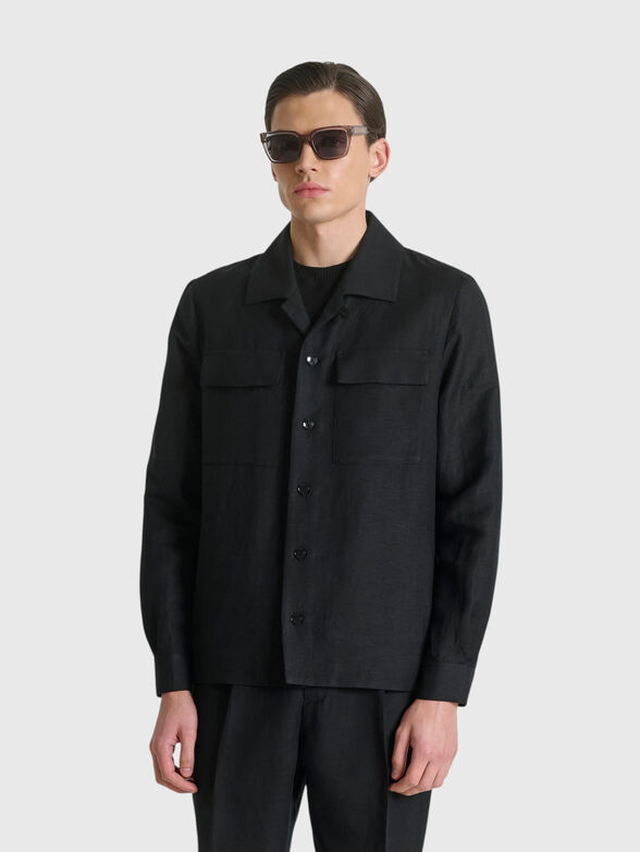 Shirt of linen blend - 1