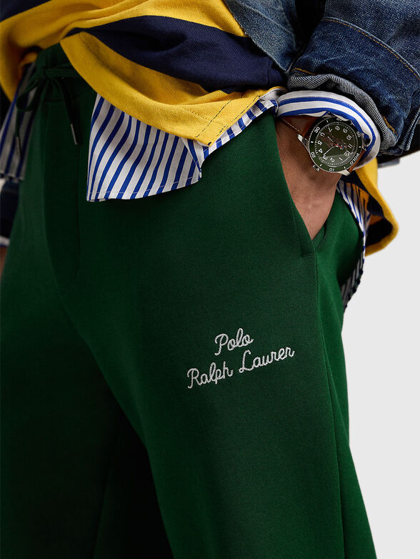 Sports pants  with logo element - 3