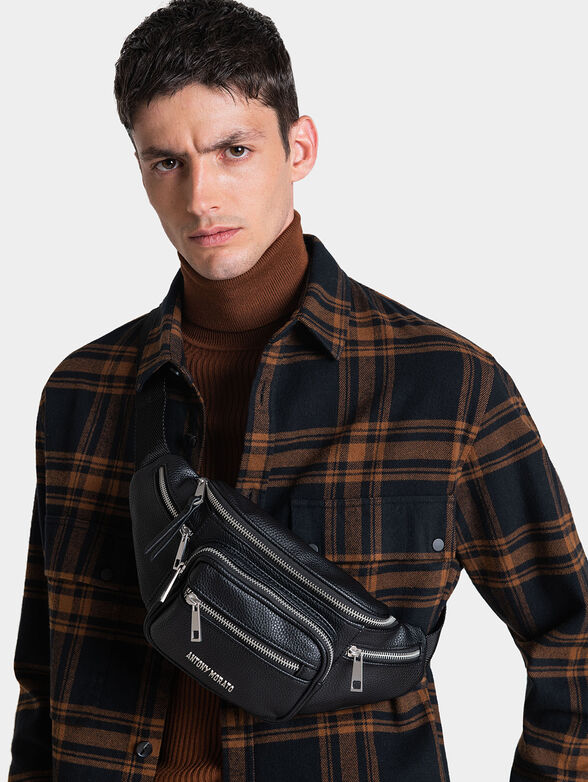 Faux leather waist bag - 2