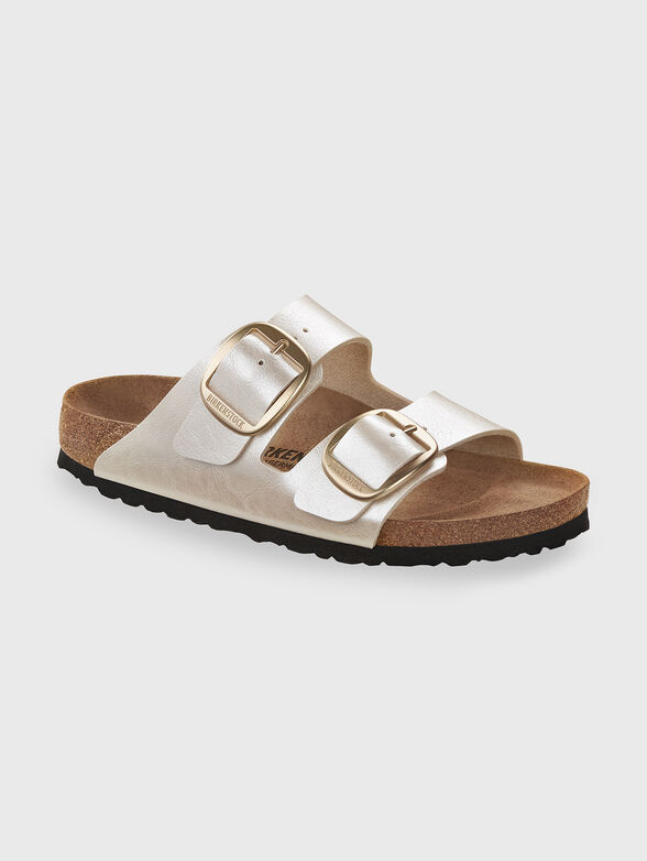 ARIZONA silver slippers - 2