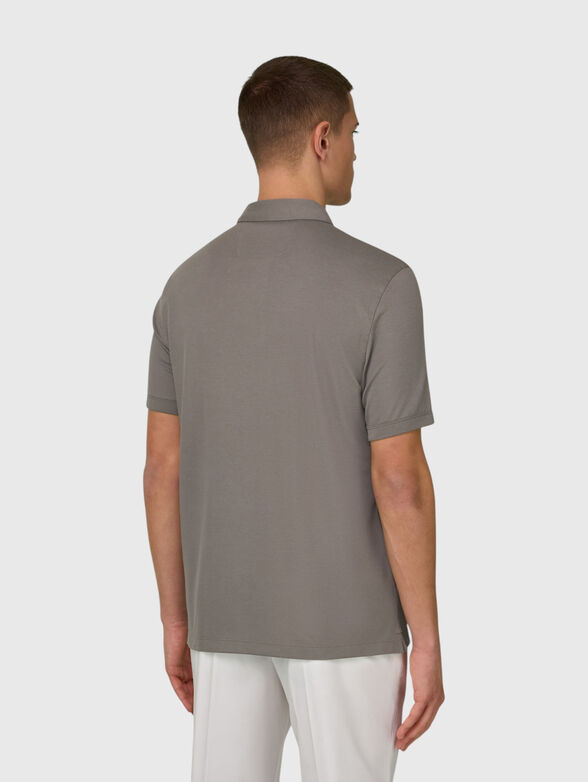 Cotton-blend polo shirt - 3