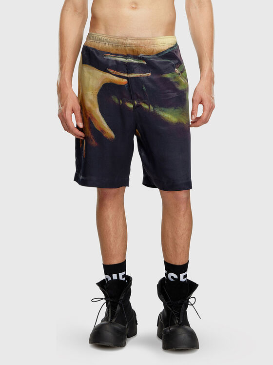 PR-P-TOLL-SHO-SS unisex viscose blend shorts  - 1