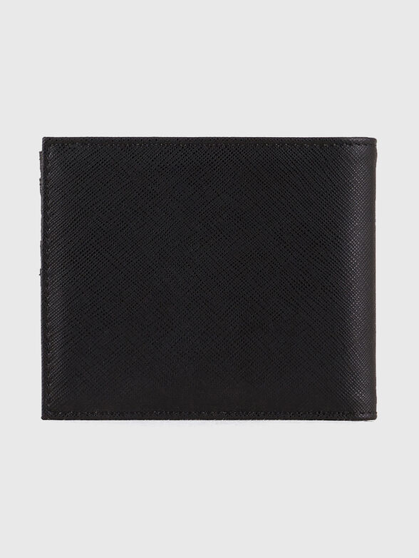 Black wallet with logo accent - 2