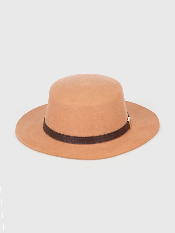 Fedora hat with logo accent - 2