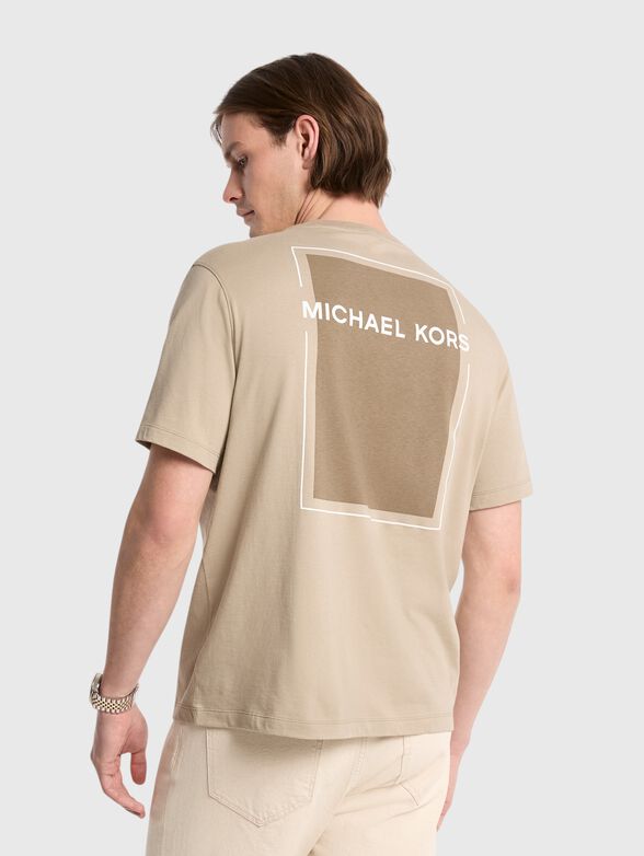 Cotton T-shirt with accent back - 2