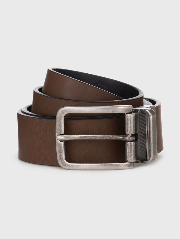 Reversible belt with metal buckle - 1