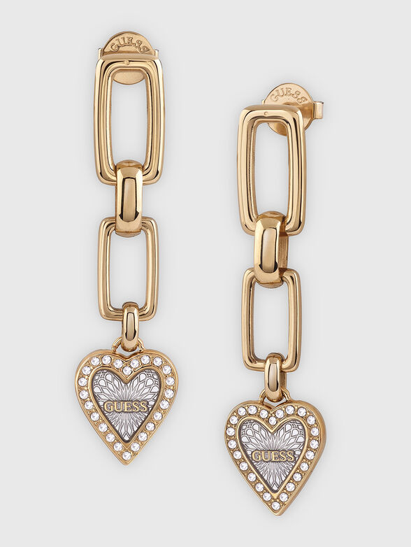 LOVE ME THENDER logo earrings - 1