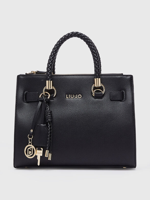 Black eco leather bag - 1