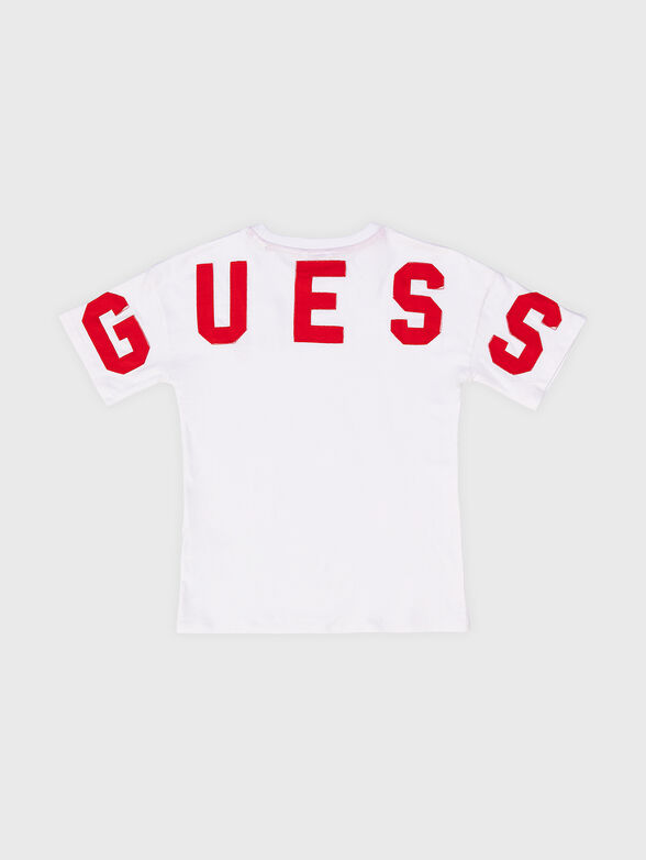 T-shirt with contrast logo detail - 2