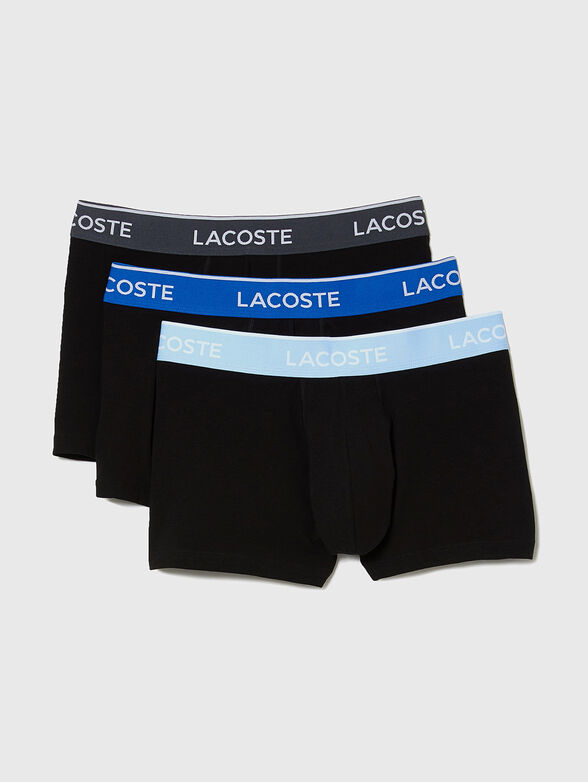 Set of three pairs of boxers with contrast tape - 1