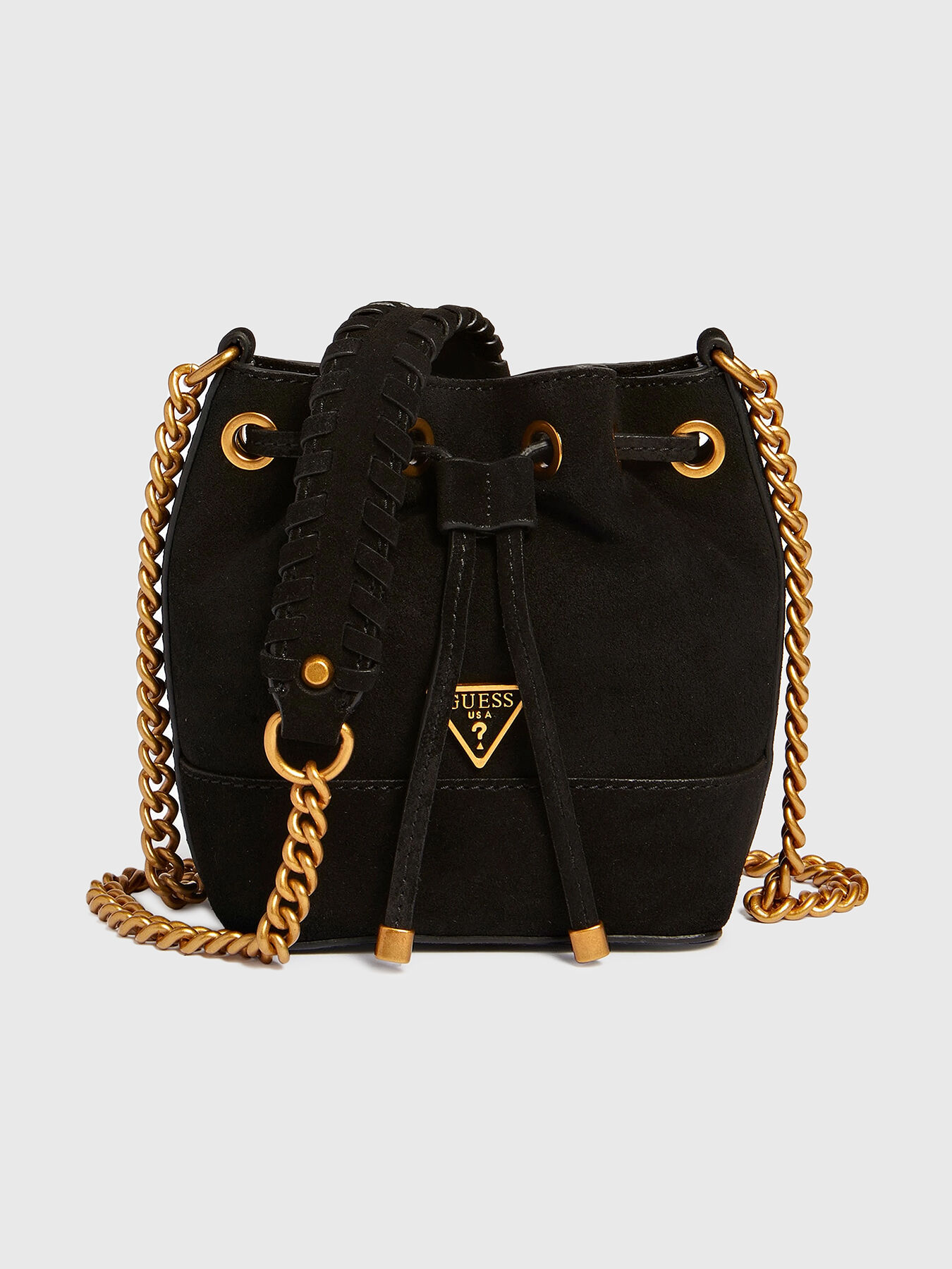 Guess suede bag deals