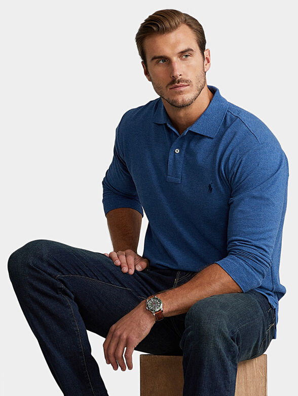Blue polo-shirt - 1