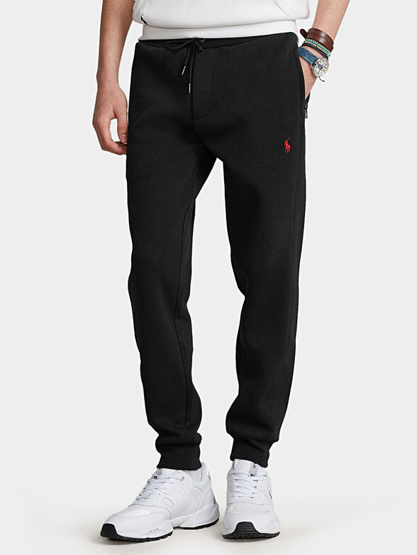 Sports pants with zippers on the pockets - 1