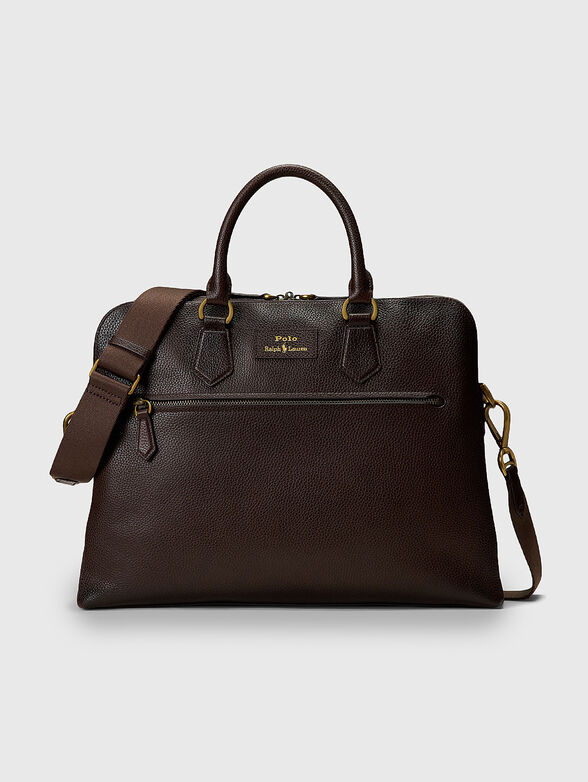 Leather bag with long strap - 1