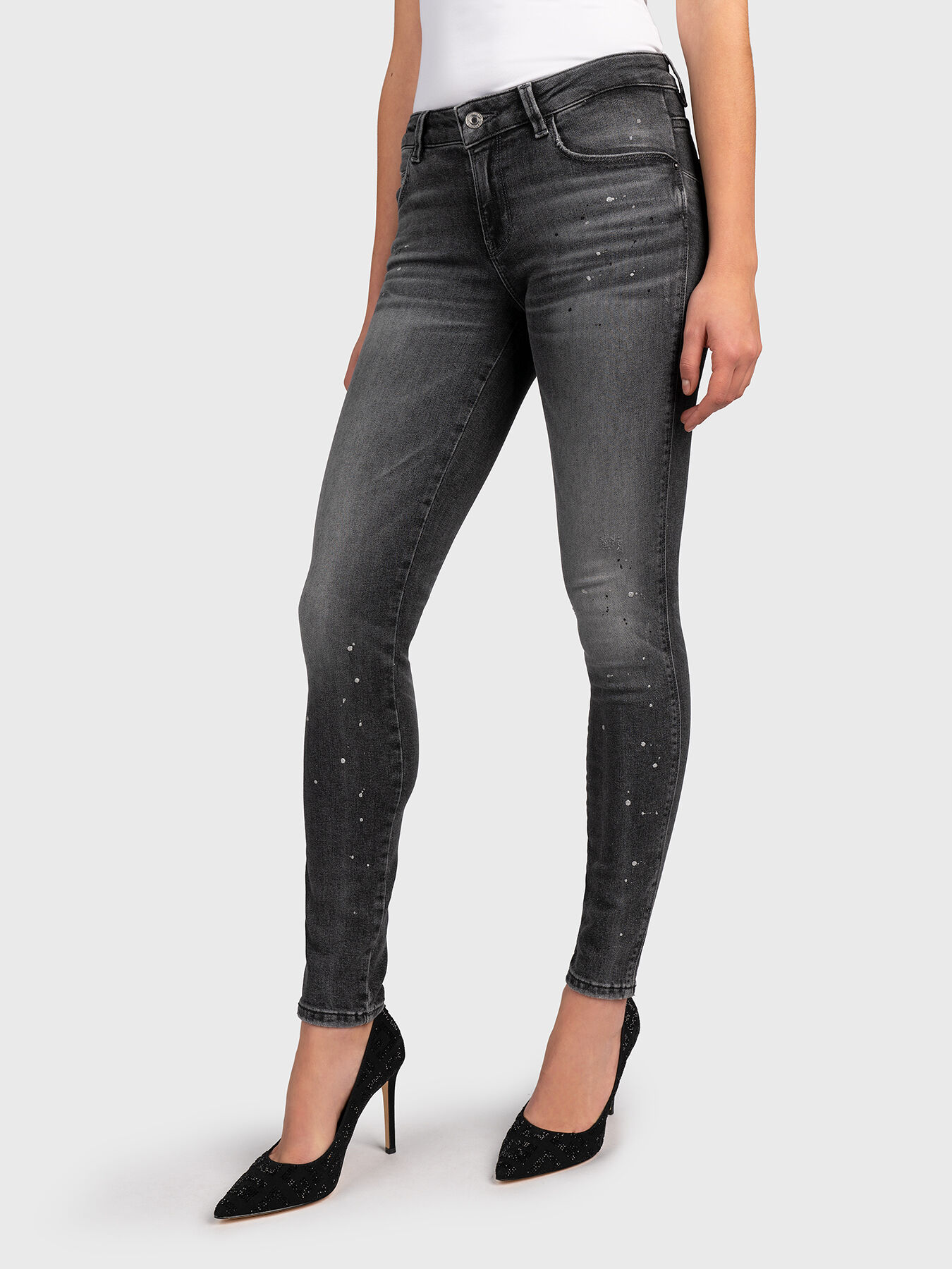 CURVE X Jeans with art print brand 