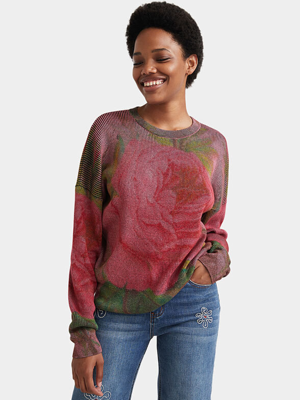 GRANADA Sweater with floral details - 1