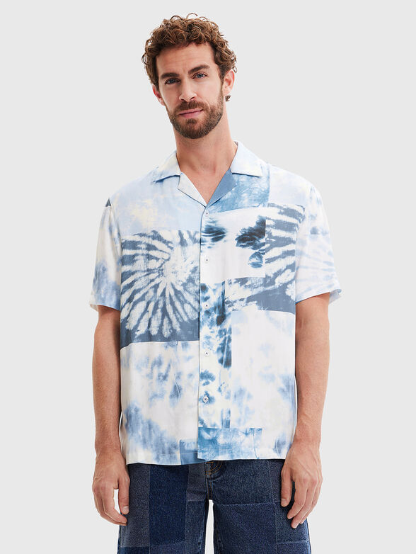 LENNY blue shirt with short sleeve - 1