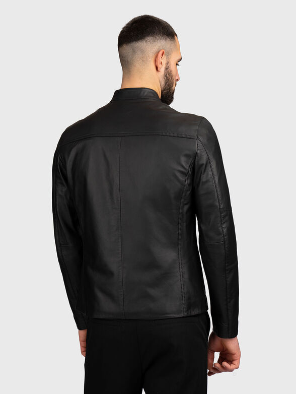 Leather with double zip - 2