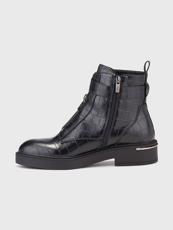MICLA KASIA ankle boots with croco effect - 4